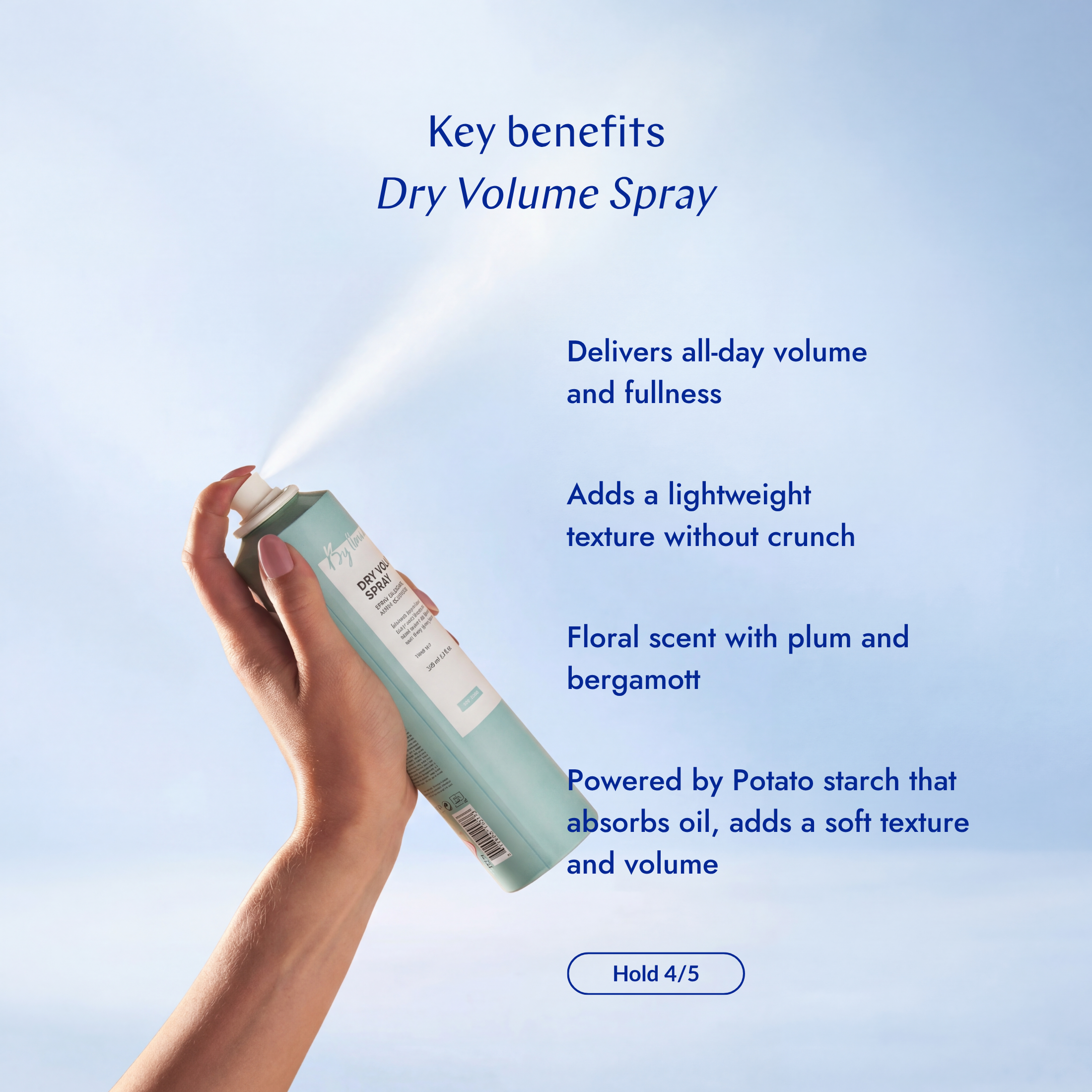 Dry Volume Spray